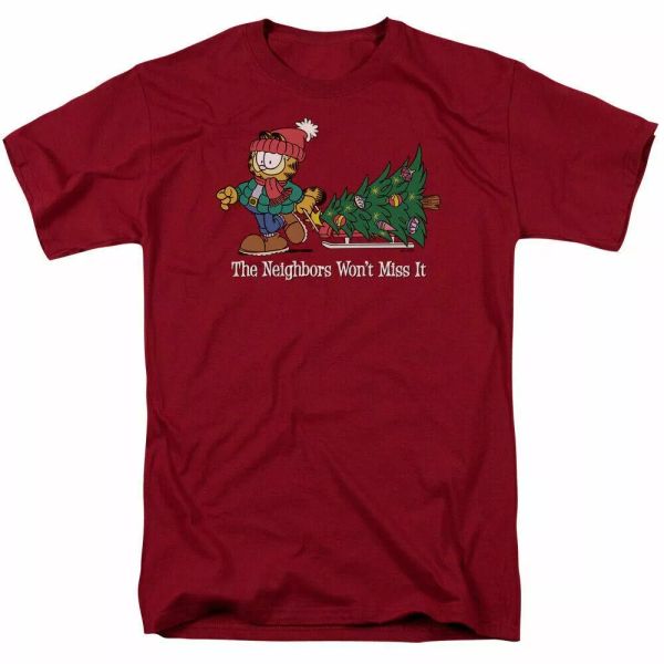garfield wont miss it t shirt mens licensed christmas comics tee cardinal, White;black
garfield wont miss it t shirt mens licensed christmas comics tee cardinal, White;black
