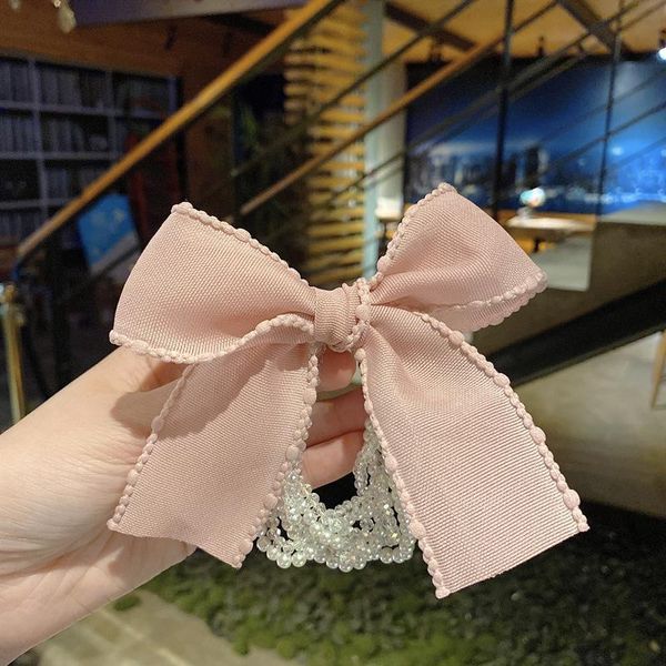 hair accessories korean ribbon bow elastic ties for women with pearl designer fabric bowknot bands girls
hair accessories korean ribbon bow elastic ties for women with pearl designer fabric bowknot bands girls