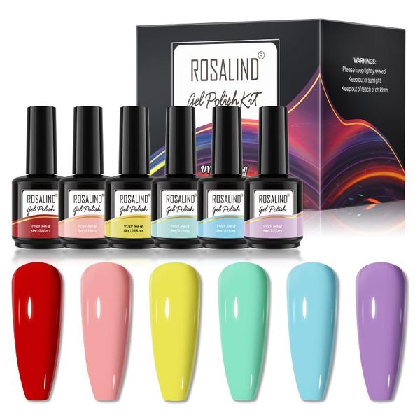 nail polish rosalind 6pack lot gel set hybrid varnish semi permanent uv need base coat art manicure kit 15ml
nail polish rosalind 6pack lot gel set hybrid varnish semi permanent uv need base coat art manicure kit 15ml