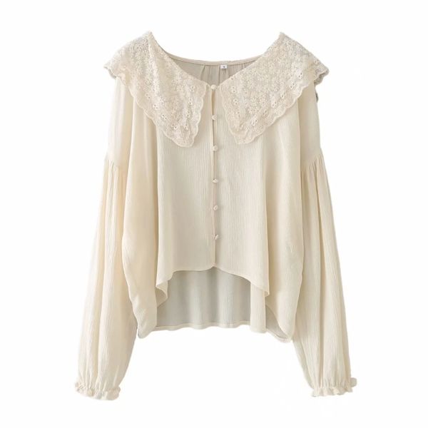 summer women embroidery sailor collar short shirt female long sleeve blouse casual lady loose blusas s8820 210430, White
summer women embroidery sailor collar short shirt female long sleeve blouse casual lady loose blusas s8820 210430, White