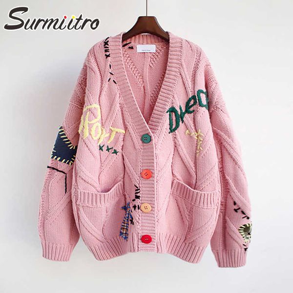 surmiitro oversized cardigan women autumn winter korean style long sleeve sweater female knitted jacket coat knitwear 210712, White;black
surmiitro oversized cardigan women autumn winter korean style long sleeve sweater female knitted jacket coat knitwear 210712, White;black