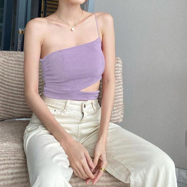 camisoles & tanks 2021 summer knitted slim-fit off-shoulder off-neck hollow vest solid color shoulder belt design small sling women, Black;white
camisoles & tanks 2021 summer knitted slim-fit off-shoulder off-neck hollow vest solid color shoulder belt design small sling women, Black;white