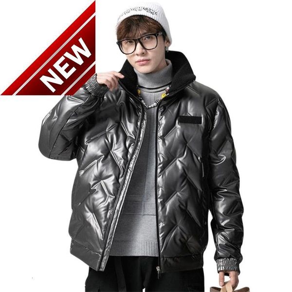 winter men down coat jacket fashion casual solid simple loose leisure stylish warm light wind-proof male youth, Black
winter men down coat jacket fashion casual solid simple loose leisure stylish warm light wind-proof male youth, Black