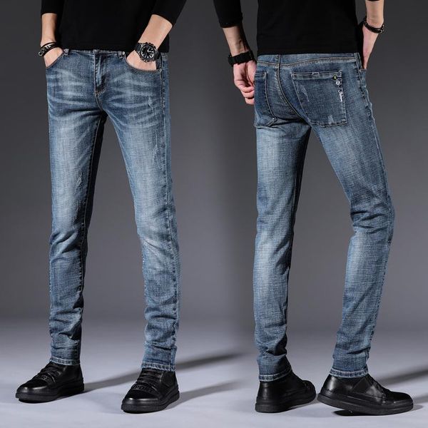 stretch denim pants solid slim fit jeans men casual biker male street hip hop vintage trouser skinny pant men's, Blue
stretch denim pants solid slim fit jeans men casual biker male street hip hop vintage trouser skinny pant men's, Blue