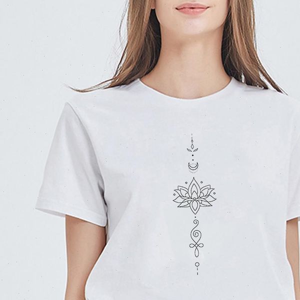 women t shirts harajuku lotus tattoos print tee short sleeve comfortable cool beautiful leisure pop gym punk hipster, White
women t shirts harajuku lotus tattoos print tee short sleeve comfortable cool beautiful leisure pop gym punk hipster, White