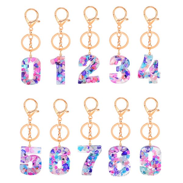 fashion creative number pendant temperament key chain rings acrylic digital keyrings car charm bag cute party gift accessories, Slivery;golden
fashion creative number pendant temperament key chain rings acrylic digital keyrings car charm bag cute party gift accessories, Slivery;golden