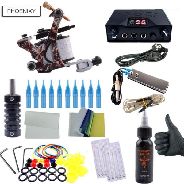 tattoo set one machine gun kit permanent 30ml immortal ink grips power supplies needles body art tools1
tattoo set one machine gun kit permanent 30ml immortal ink grips power supplies needles body art tools1