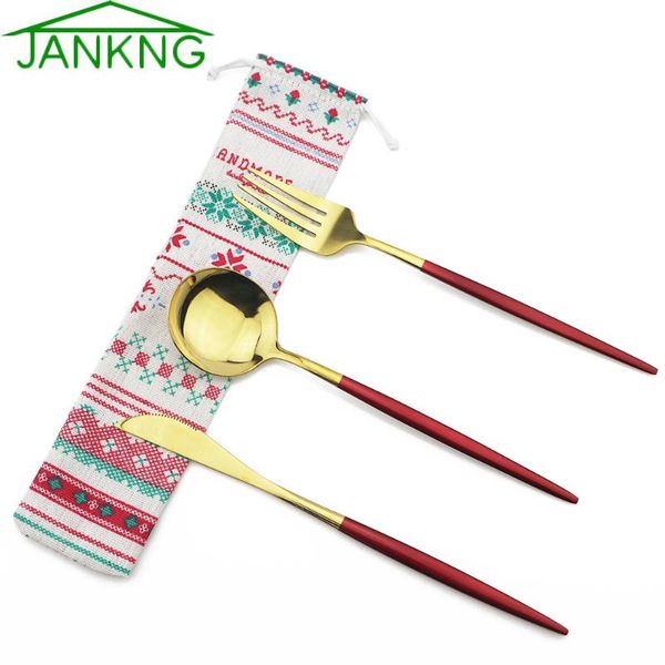 dinnerware sets red gold portable cutlery set flatware knife fork spoon 304 stainless steel tableware mirror kitchen for trave
dinnerware sets red gold portable cutlery set flatware knife fork spoon 304 stainless steel tableware mirror kitchen for trave