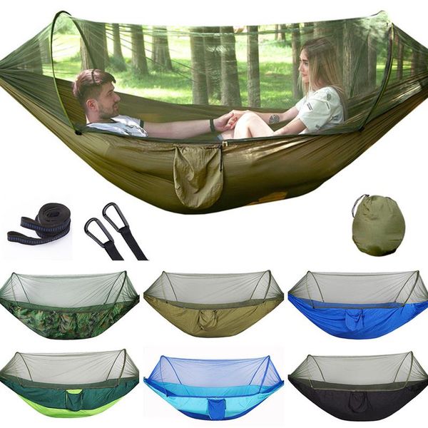 1pcs outdoor camping single double nylon automatic quick-opening hammock with mosquito net s7b0984 tents and shelters
1pcs outdoor camping single double nylon automatic quick-opening hammock with mosquito net s7b0984 tents and shelters