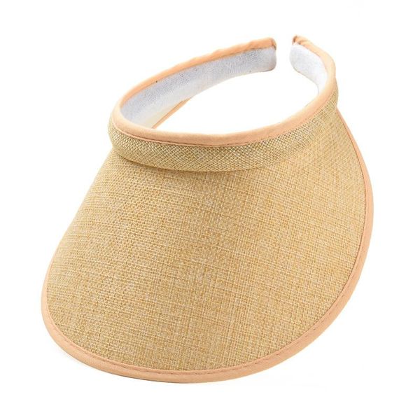 wide brim hats summer empty sun visor hat linen big straw caps uv protection for men and women, Blue;gray
wide brim hats summer empty sun visor hat linen big straw caps uv protection for men and women, Blue;gray