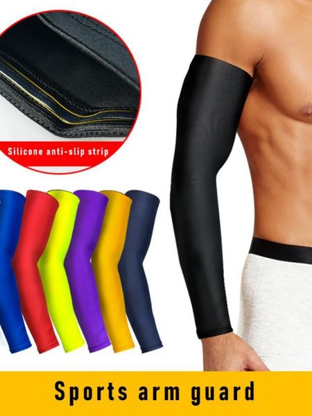 elbow & knee pads 1pcs outdoor sports arm guards braces breathable elastic fitness sun protective gear for men women, Black;gray
elbow & knee pads 1pcs outdoor sports arm guards braces breathable elastic fitness sun protective gear for men women, Black;gray