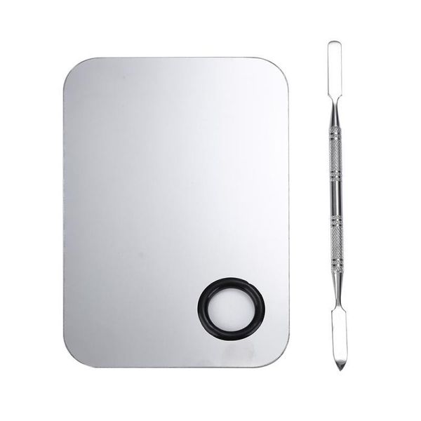 nail art equipment 1 set stainless steel cosmetic makeup palette spatula tool artist essential tools kit rectangle beauty, Silver
nail art equipment 1 set stainless steel cosmetic makeup palette spatula tool artist essential tools kit rectangle beauty, Silver