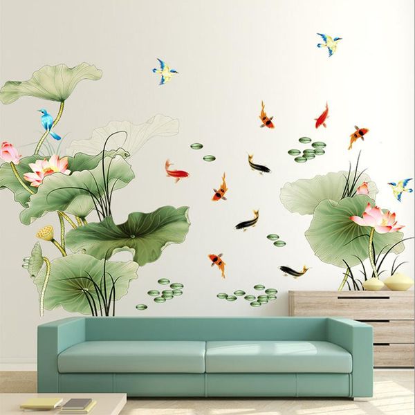 window stickers s30 diy large lotus leaves flower fish living room home decor wall bedroom tv decoration wallpaper
window stickers s30 diy large lotus leaves flower fish living room home decor wall bedroom tv decoration wallpaper