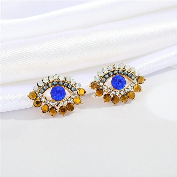 hoop & huggie 1pair blue zircon lucky evil eye stud earrings for women vintage punk crystal hollow small ear fashion jewelry e715, Golden;silver
hoop & huggie 1pair blue zircon lucky evil eye stud earrings for women vintage punk crystal hollow small ear fashion jewelry e715, Golden;silver