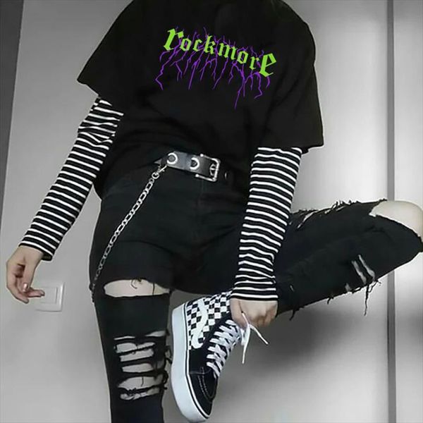 punk gothic rockmore harajuku dark men t shirt kpop hip hop streetwear cool ins letter print vintage chic loose and, White;black
punk gothic rockmore harajuku dark men t shirt kpop hip hop streetwear cool ins letter print vintage chic loose and, White;black