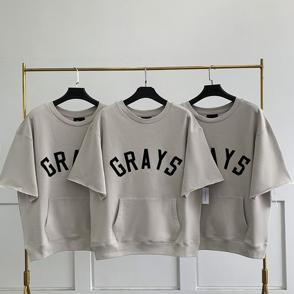 21ss designer main line high street grays t-shirts fleece logo tryckt halv ärm män och kvinnors hoodie loose oversize, White;black
21ss designer main line high street grays t-shirts fleece logo tryckt halv ärm män och kvinnors hoodie loose oversize, White;black