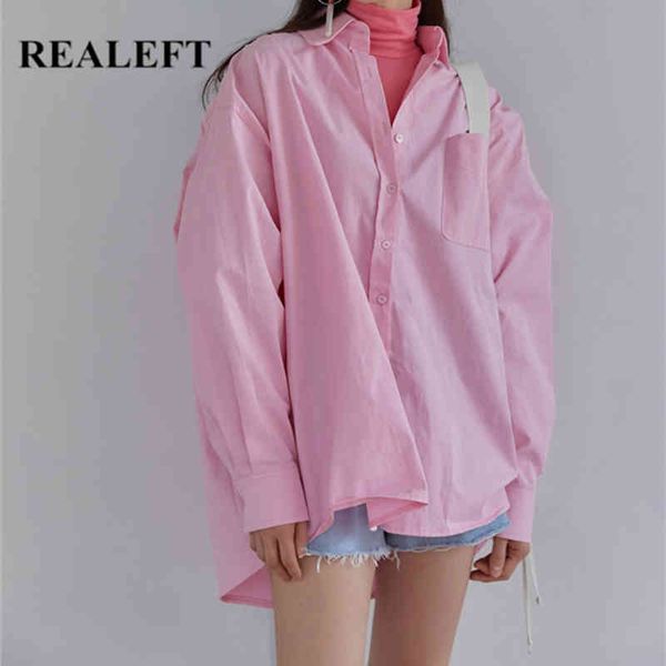 autumn pink oversize one pocket women's blouse korean style long sleeve button loose blouses shirts female 210428, White
autumn pink oversize one pocket women's blouse korean style long sleeve button loose blouses shirts female 210428, White