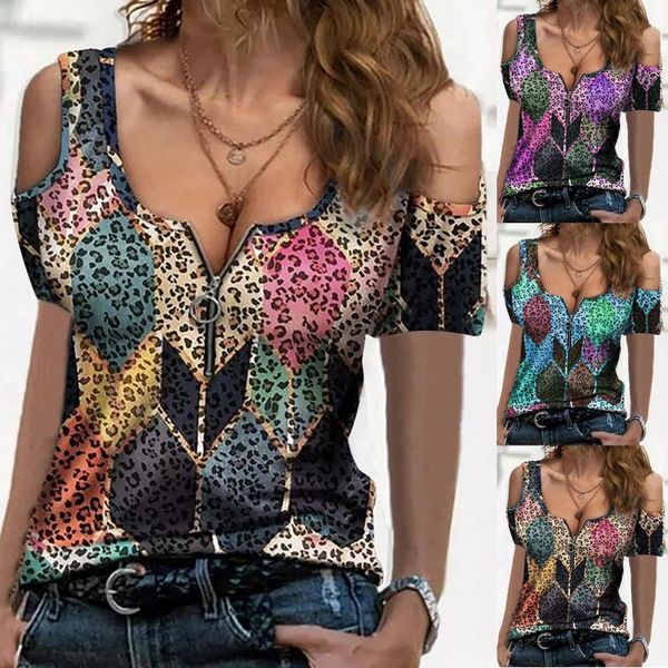 women's t-shirt summer y2k women printing zipper loose t-shirts o-neck ladies fashion casual short sleeves blouse, White
women's t-shirt summer y2k women printing zipper loose t-shirts o-neck ladies fashion casual short sleeves blouse, White