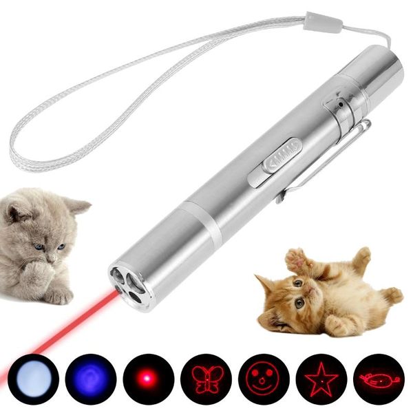 cat toys led laser pointer interactive toy usb rechargeable 7 in 1 function 3 mode multi pattern red light uv
cat toys led laser pointer interactive toy usb rechargeable 7 in 1 function 3 mode multi pattern red light uv