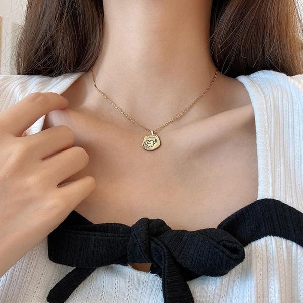 pendant necklaces cartoon elephant coin golden necklace korean fashion women's irregular clavicle chain girl party jewelry gift, Silver
pendant necklaces cartoon elephant coin golden necklace korean fashion women's irregular clavicle chain girl party jewelry gift, Silver