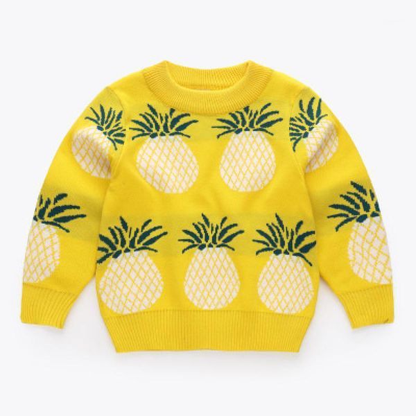 pullover girls sweater autumn and winter pineapple set pattern head round neck 2021 children thickened knit1, Blue
pullover girls sweater autumn and winter pineapple set pattern head round neck 2021 children thickened knit1, Blue