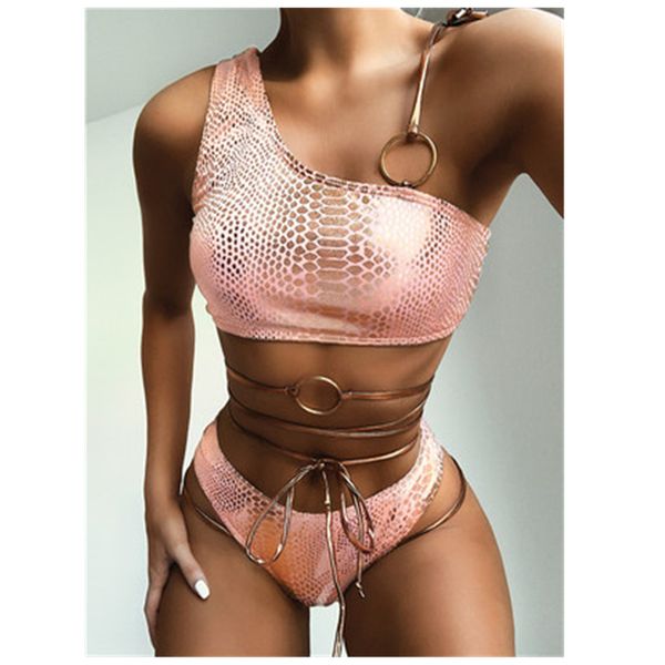 womens solid color beach swimwear fashion trend gather chest bras briefs split bikini swimsuit summer female one shoulder bandage bikinis, White;black
womens solid color beach swimwear fashion trend gather chest bras briefs split bikini swimsuit summer female one shoulder bandage bikinis, White;black