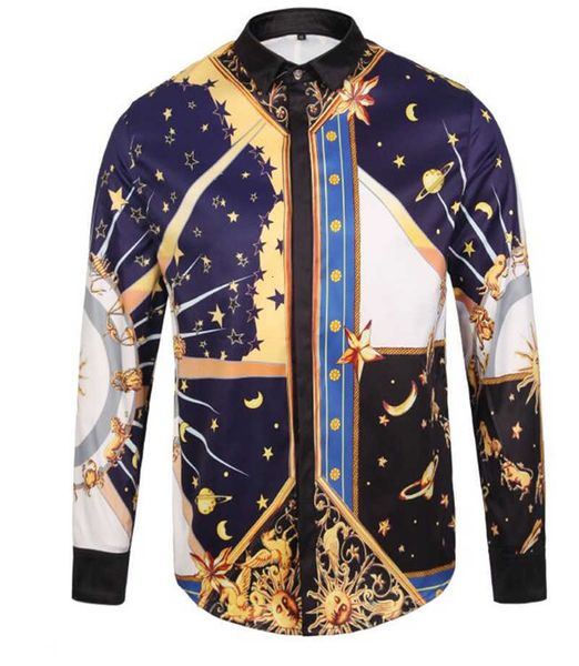 men's casual shirts high european quality white luxury printed long male shirt sleeve ue8v, White;black
men's casual shirts high european quality white luxury printed long male shirt sleeve ue8v, White;black