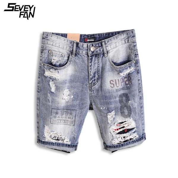 men's shorts summer denim vintage ripped printed casual plus size blue short jeans straight patchwork hip hop jean pants 2021, White;black
men's shorts summer denim vintage ripped printed casual plus size blue short jeans straight patchwork hip hop jean pants 2021, White;black