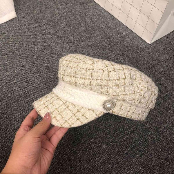 net red bayley octagonal hat girl small fragrance flat navy children's hat summer signature edition versatile autumn and winter duck to, Blue;gray
net red bayley octagonal hat girl small fragrance flat navy children's hat summer signature edition versatile autumn and winter duck to, Blue;gray