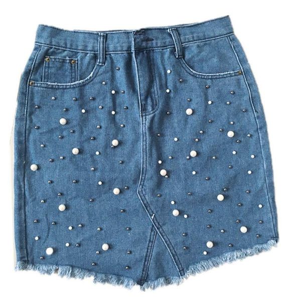 skirts ly women pearl beading jeans denim skirt irregular high waist pocket button casual summer mini, Black
skirts ly women pearl beading jeans denim skirt irregular high waist pocket button casual summer mini, Black