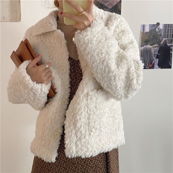 jackets warm solid brief loose winter korean chic gentle sweet streetwear elegance ol all match female coats, Black;brown
jackets warm solid brief loose winter korean chic gentle sweet streetwear elegance ol all match female coats, Black;brown