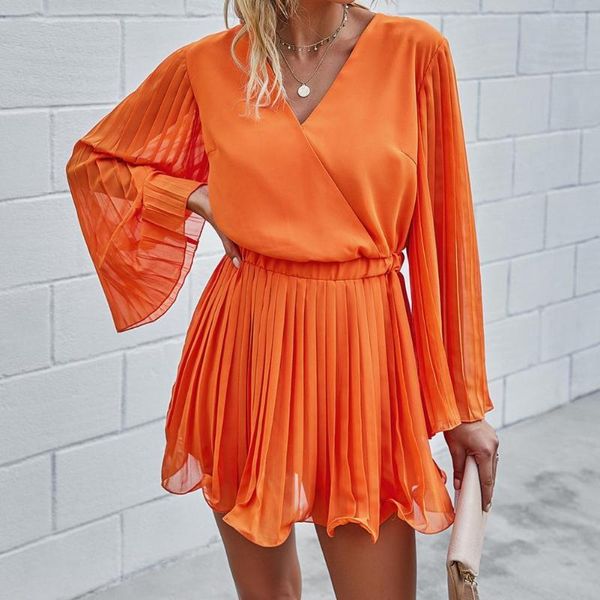women's jumpsuits & rompers women solid color long sleeve front wrap v neck romper jumpsuit pleated playsuit bodysuits clothes, Black;white
women's jumpsuits & rompers women solid color long sleeve front wrap v neck romper jumpsuit pleated playsuit bodysuits clothes, Black;white