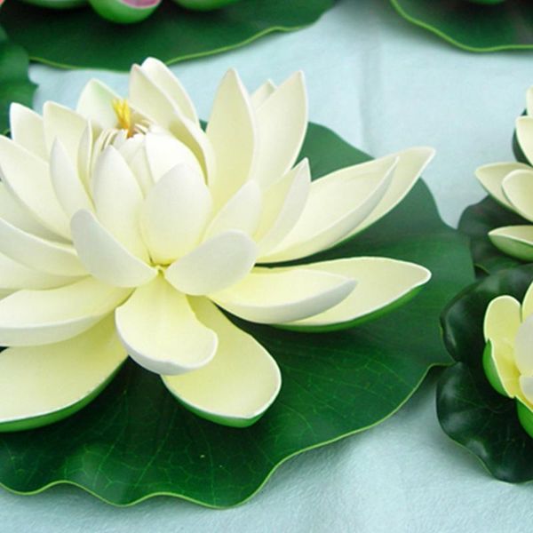 decorative flowers & wreaths artificial lotus leaf ponds water lily floating pool home garden wedding fake plants decoration
decorative flowers & wreaths artificial lotus leaf ponds water lily floating pool home garden wedding fake plants decoration