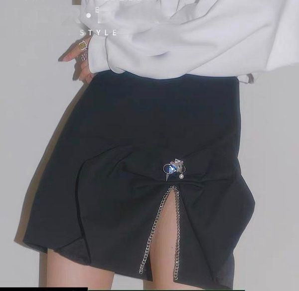 skirts 2021ss summer women bow chains slit a-line skirt for ladies 2 color ddxgz2 4.27, Black
skirts 2021ss summer women bow chains slit a-line skirt for ladies 2 color ddxgz2 4.27, Black