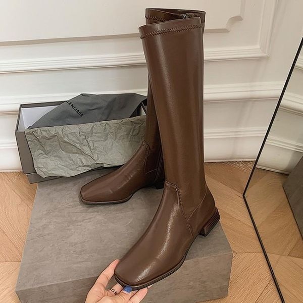 boots long women 2021 knee length british knight medium high autumn and winter, Black
boots long women 2021 knee length british knight medium high autumn and winter, Black