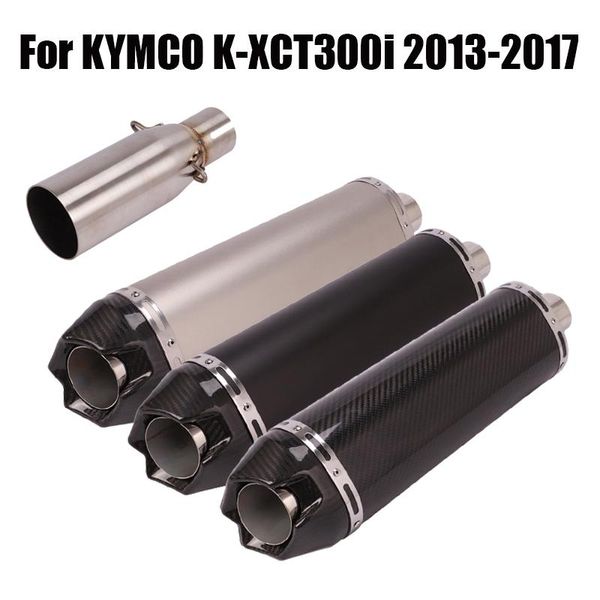 motorcycle exhaust system for kymco k-xct300i 2013-2021 pipe middle mid tube escape connect link section slip on 51mm muffler
motorcycle exhaust system for kymco k-xct300i 2013-2021 pipe middle mid tube escape connect link section slip on 51mm muffler