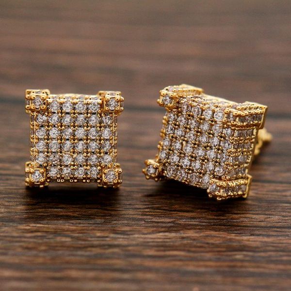 stud classic hip hop zircon earrings gold-plated men and women suitable for full fashion design party gift, Golden;silver
stud classic hip hop zircon earrings gold-plated men and women suitable for full fashion design party gift, Golden;silver