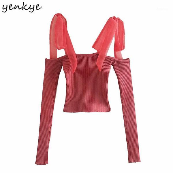 patchwork strap knit women exposed shoulders long sleeve crop fashion blouse blusas mujer women's blouses & shirts, White
patchwork strap knit women exposed shoulders long sleeve crop fashion blouse blusas mujer women's blouses & shirts, White