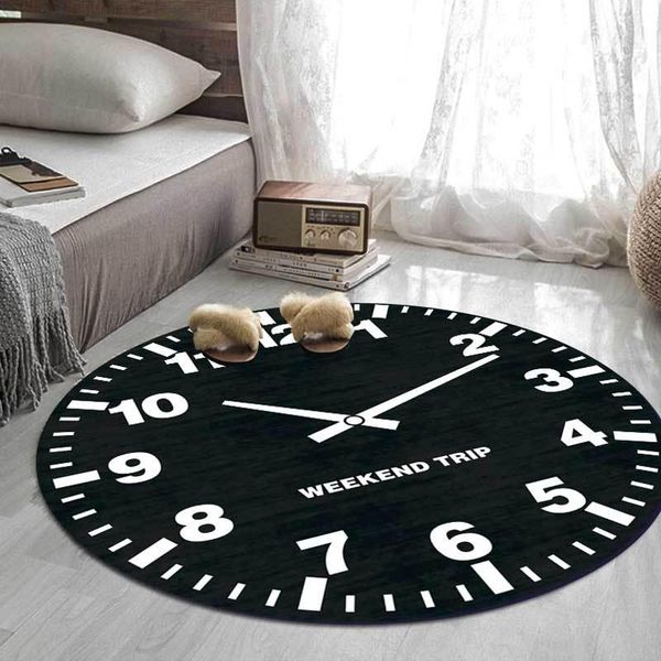 carpets modern creative clock pattern round carpet chair floor mat soft for living room anti-slip rug bedroom decor
carpets modern creative clock pattern round carpet chair floor mat soft for living room anti-slip rug bedroom decor
