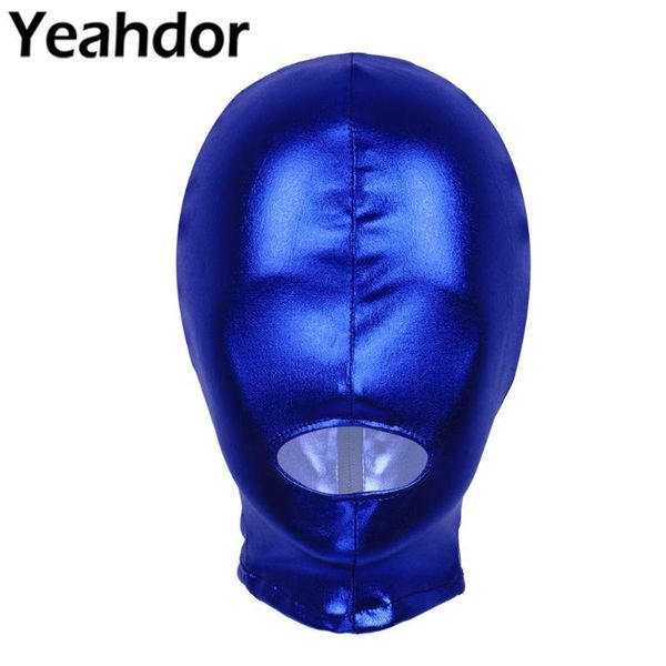 party masks adults men latex shiny metallic open mouth hole headgear full face mask hood women role play cosplay costume
party masks adults men latex shiny metallic open mouth hole headgear full face mask hood women role play cosplay costume