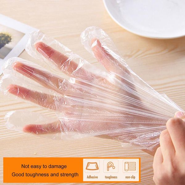 disposable gloves 50pc/100pc/150pc plastic clean glove garden restaurant home food tool baking kitchen waterproof service cleaning
disposable gloves 50pc/100pc/150pc plastic clean glove garden restaurant home food tool baking kitchen waterproof service cleaning