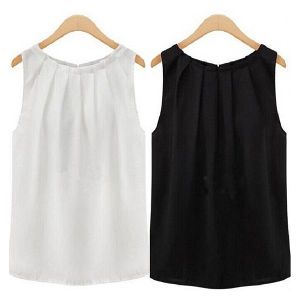 women blouses s k xl xxl xxxl size dropship office comfortable chiffon 5 colors 1pc white womens sleeveless black
women blouses s k xl xxl xxxl size dropship office comfortable chiffon 5 colors 1pc white womens sleeveless black
