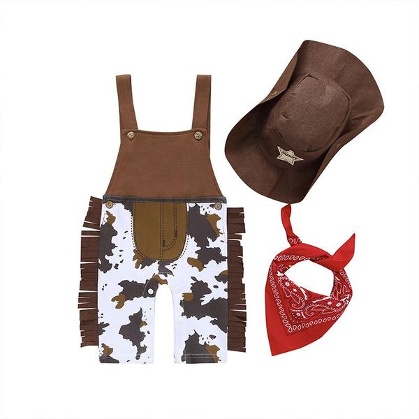baby kids sleeveless casual fashion dick cowboy one-piece rompers+hats+scarf 3pcs clothing sets summer dressing set, White
baby kids sleeveless casual fashion dick cowboy one-piece rompers+hats+scarf 3pcs clothing sets summer dressing set, White