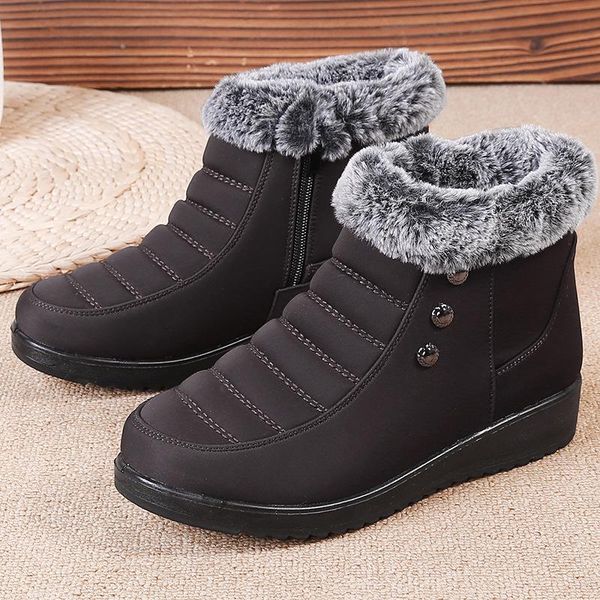 boots women shoes winter warm leather with fur snow breathable comfortable casual lightweight footwear big, Black
boots women shoes winter warm leather with fur snow breathable comfortable casual lightweight footwear big, Black