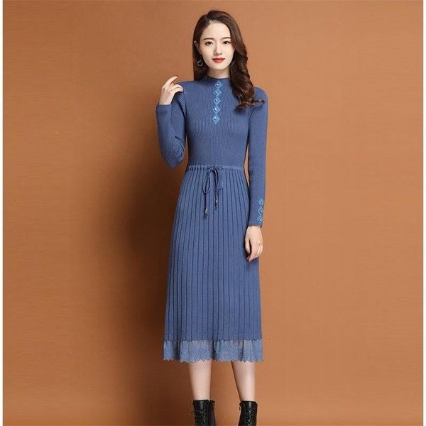 fashion 2021 autumn winter women long sweater dress pullovers warm knitted sweaters pullover lace dresses lady women's, White;black
fashion 2021 autumn winter women long sweater dress pullovers warm knitted sweaters pullover lace dresses lady women's, White;black