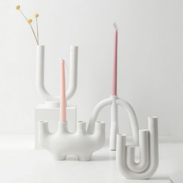 candle holders nordic creative ceramic candlestick holder white stand modern living room home ornament decoration
candle holders nordic creative ceramic candlestick holder white stand modern living room home ornament decoration