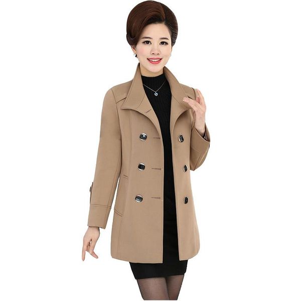 women's trench coats autumn coat women spring fashion loose medium long ladies plus size female overcoat, Tan;black
women's trench coats autumn coat women spring fashion loose medium long ladies plus size female overcoat, Tan;black