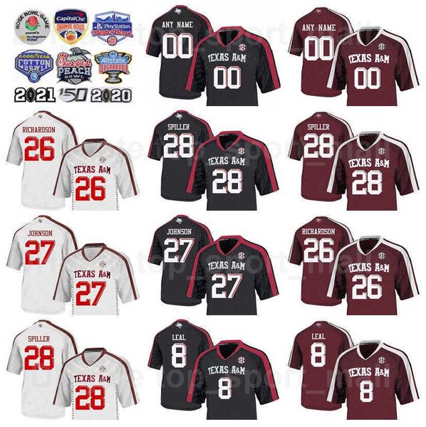 ncaa a&m texas aggies college football 1 demond demas jersey men 28 isaiah spiller 27 antonio johnson aaron hansford 8 demarvin leal 26 dema, Black
ncaa a&m texas aggies college football 1 demond demas jersey men 28 isaiah spiller 27 antonio johnson aaron hansford 8 demarvin leal 26 dema, Black