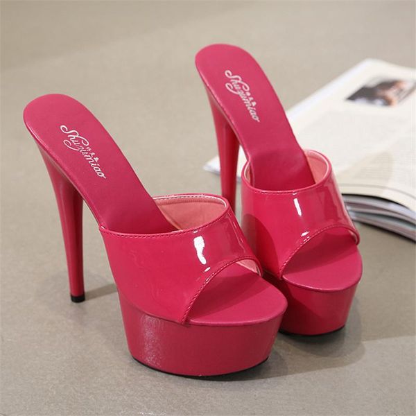 summer women 15cm high heels 5cm platform sandals slides luxury slippers yellow purple plus size fetish prom shoes, Black
summer women 15cm high heels 5cm platform sandals slides luxury slippers yellow purple plus size fetish prom shoes, Black