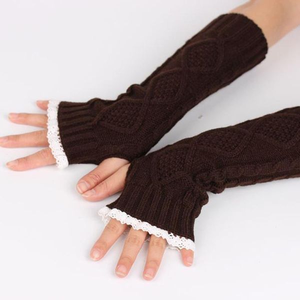 fingerless gloves pure color hand long mitten glove women knitted wrist elbow glovers lace arm winter soft keep warm, Blue;gray
fingerless gloves pure color hand long mitten glove women knitted wrist elbow glovers lace arm winter soft keep warm, Blue;gray